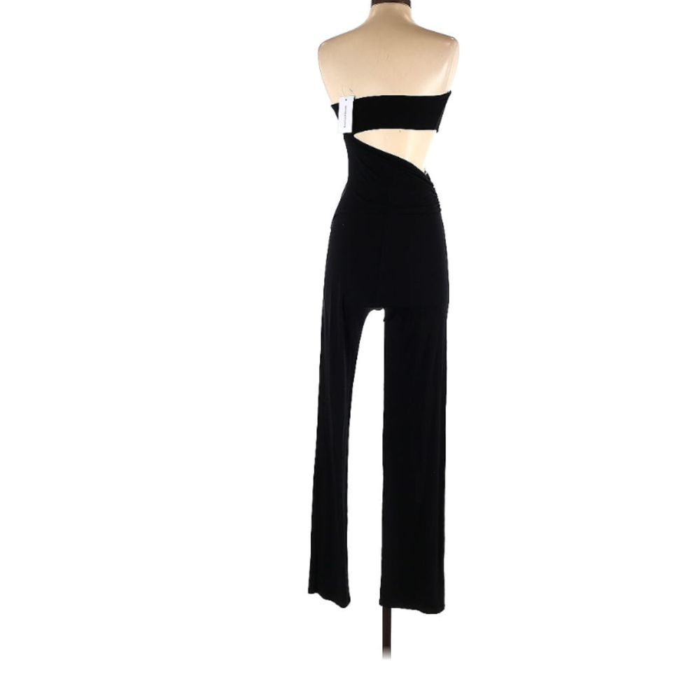 Lovers + Friends Black Strapless Jumpsuit